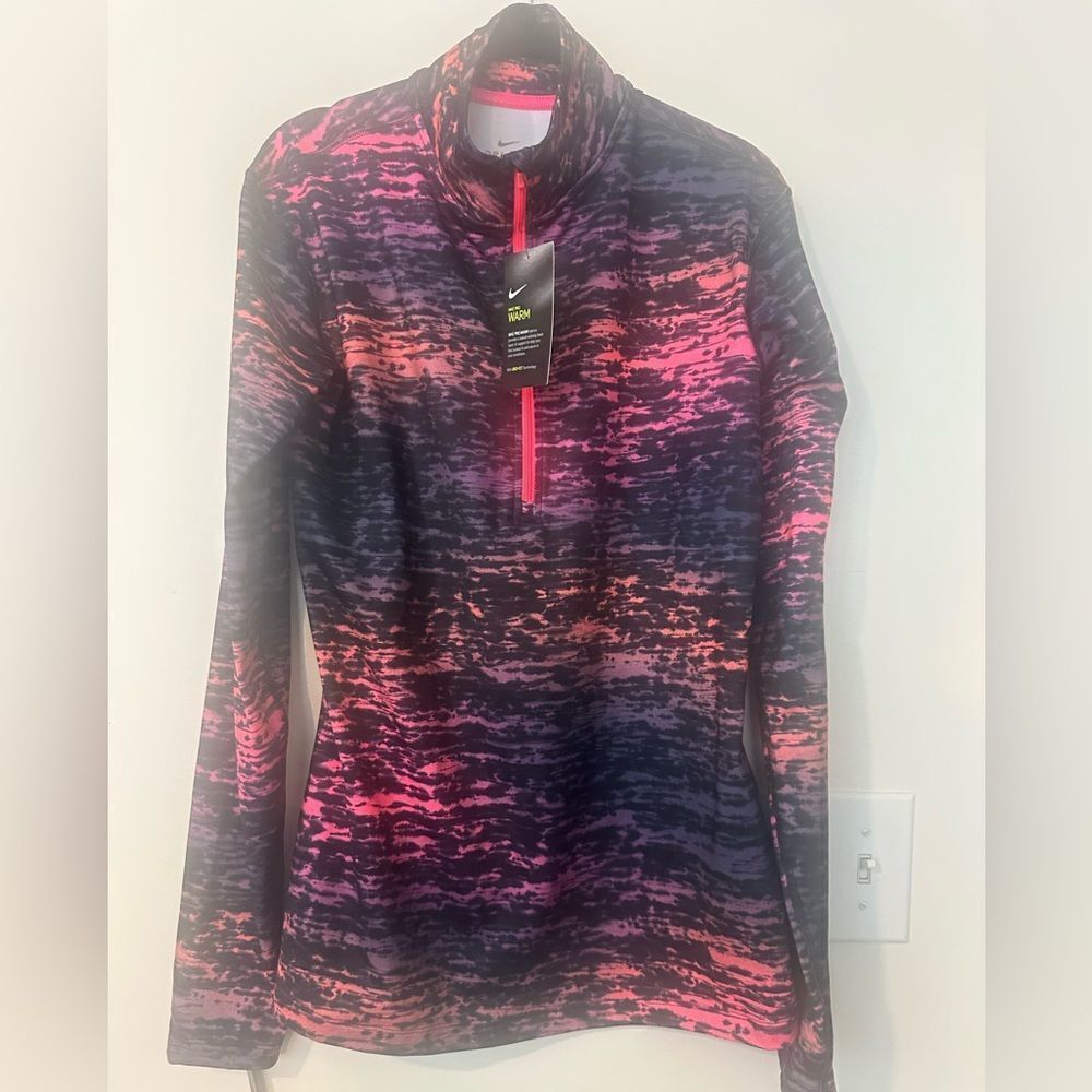 Nike Pro Warm Women's Long-Sleeve 1/2-Zip Pulliver Top XL